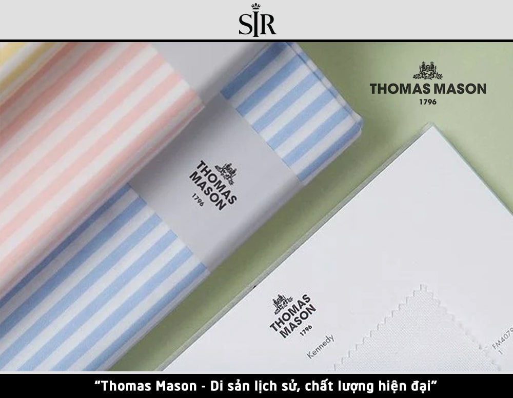 Vải Thomas Mason - Vải may vest nam cao cấp tại SIR Tailor