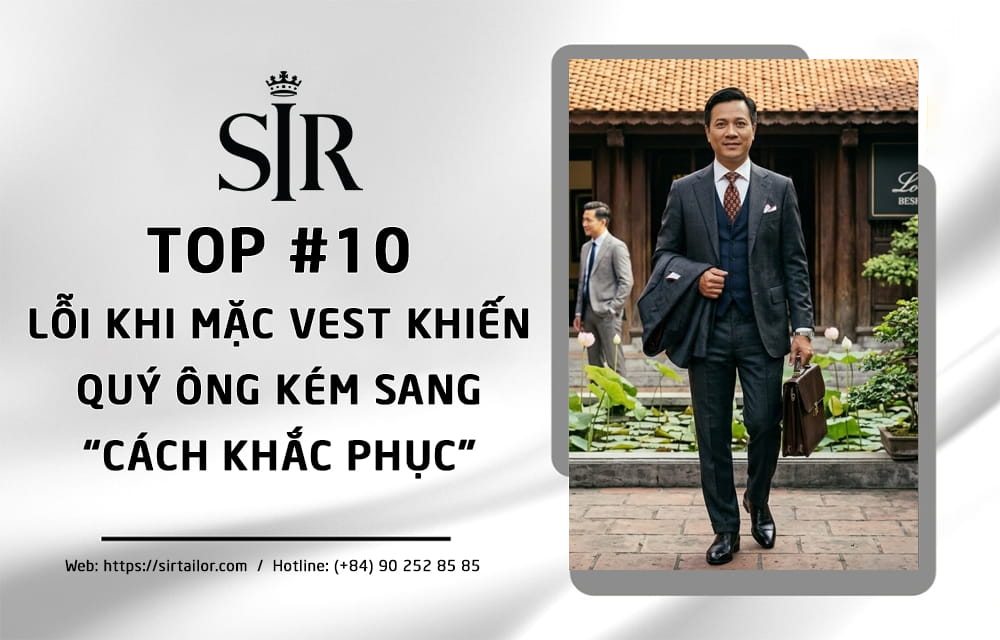 10 lỗi khi mặc vest