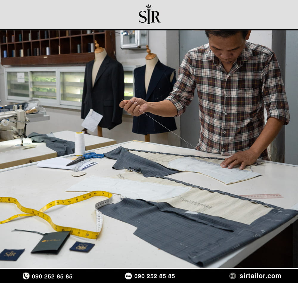 Canvas trong may đo thủ công tại Sir Tailor