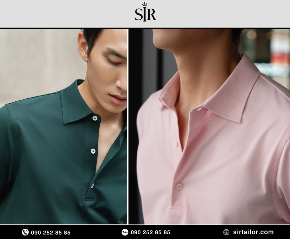 Chất liệu vải áo Polo 100% Fine Cotton Pique