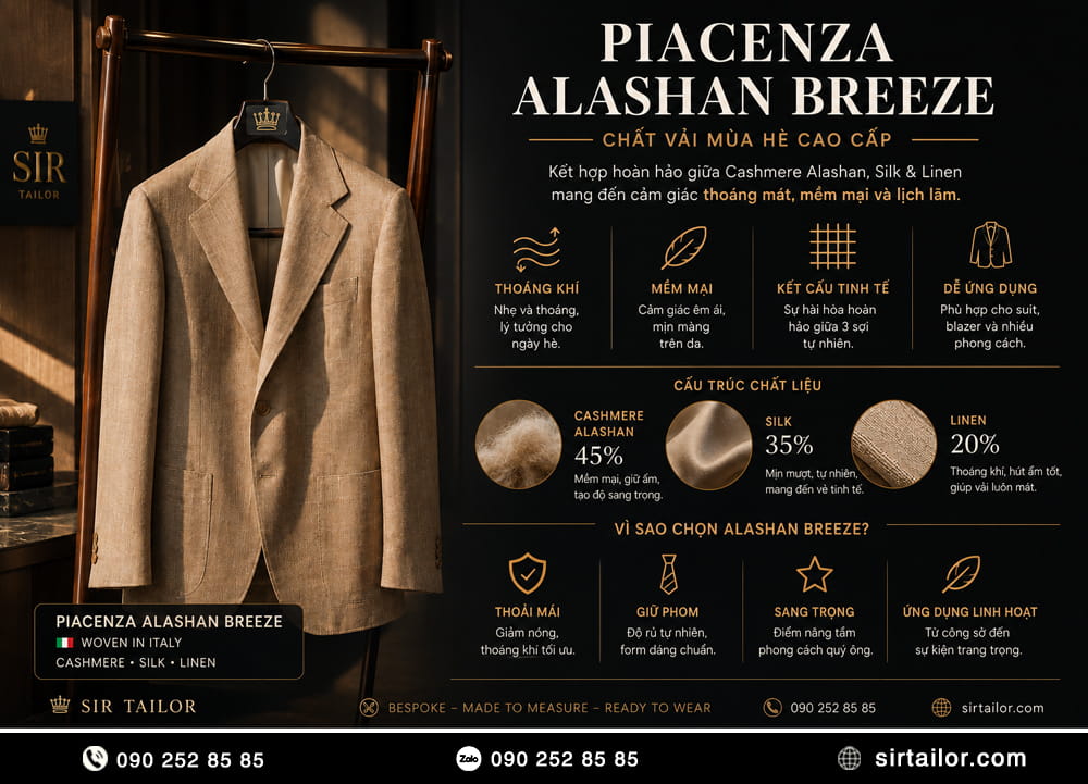 Điều gì khiến Piacenza Alashan Breeze phù hợp cho mùa hè