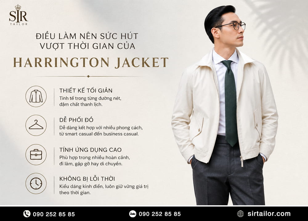 Điều làm nên sức hút vượt thời gian của Harrington Jacket