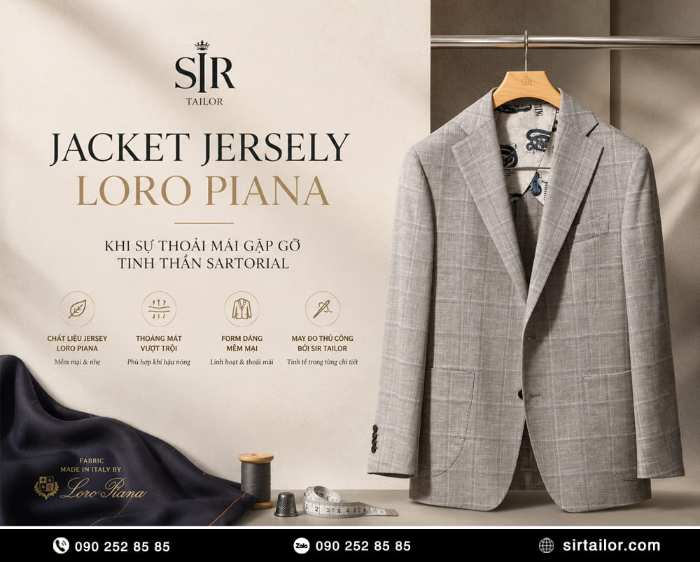 Jacket Jersely Loro Piana