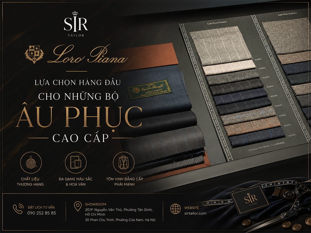 Loro Piana – Lựa chọn hàng đầu cho những bộ âu phục cao cấp