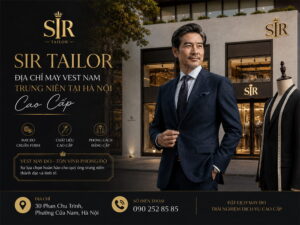 SIR Tailor - Địa chỉ May Vest Nam Trung Niên Tại Hà Nội Cao Cấp