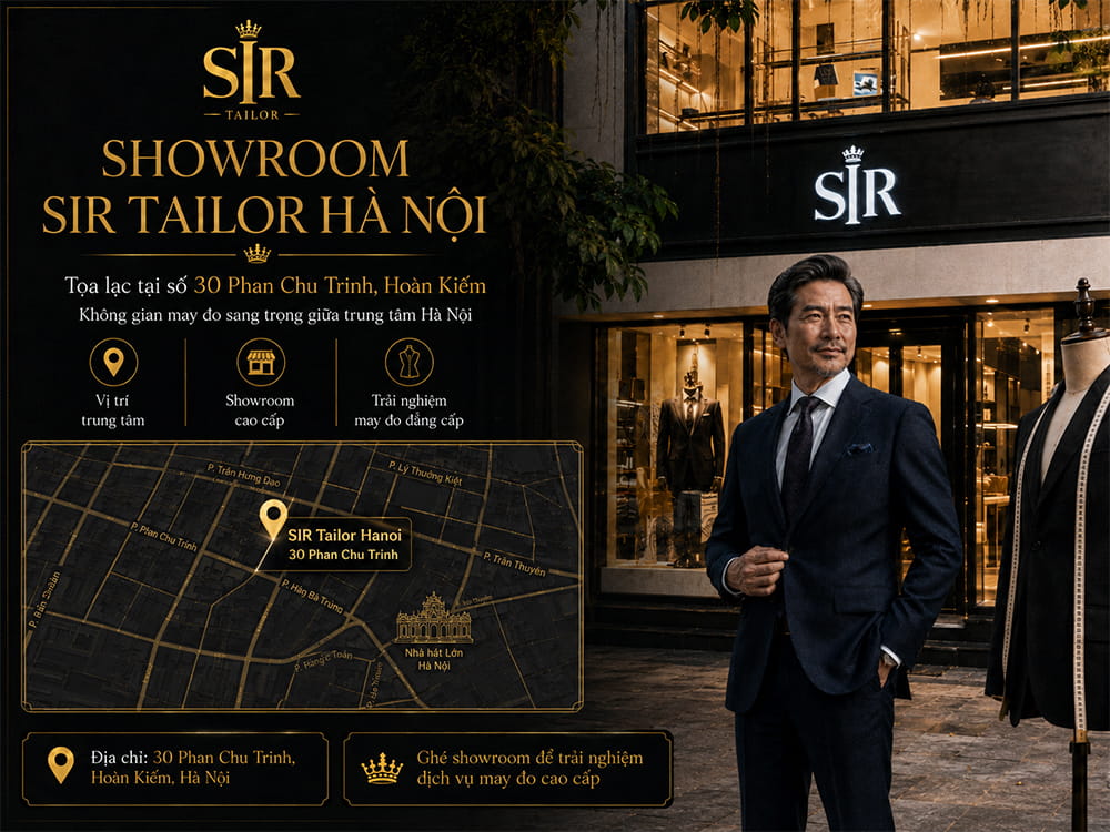 Showroom SIR Tailor tại Hà Nội
