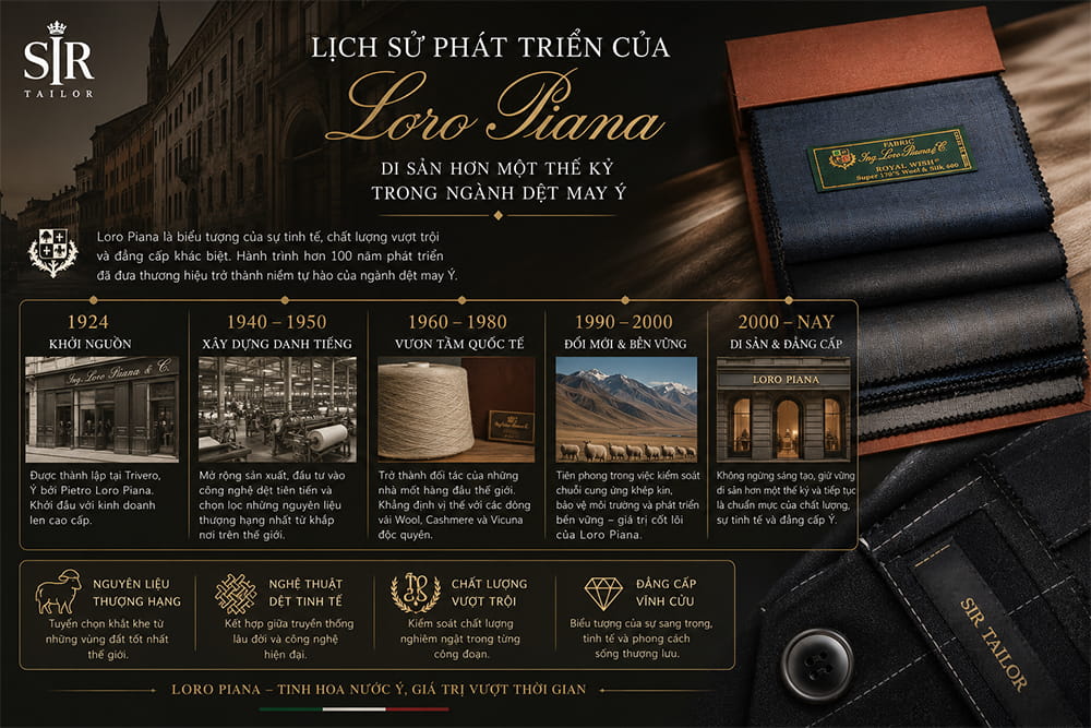 Lịch sử phát triển của Loro Piana