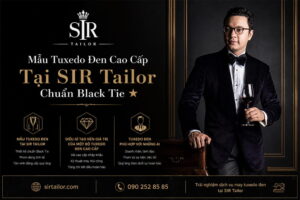 Mẫu Tuxedo Đen Cao Cấp Tại SIR Tailor