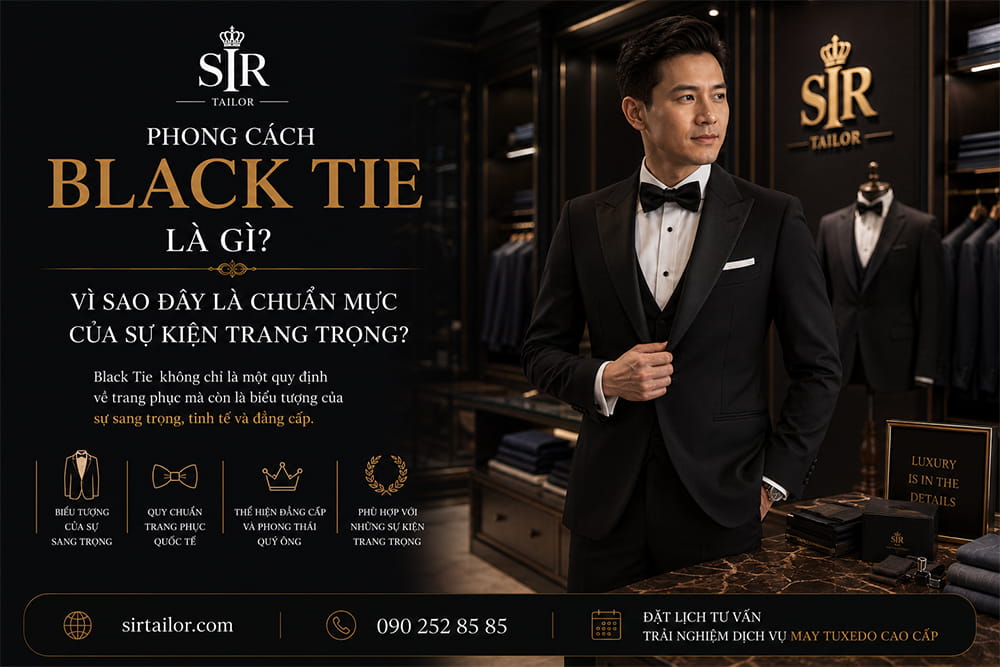 Phong Cách Black Tie là gì