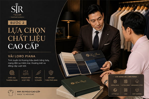 Bước 2: Lựa chọn chất liệu cao cấp