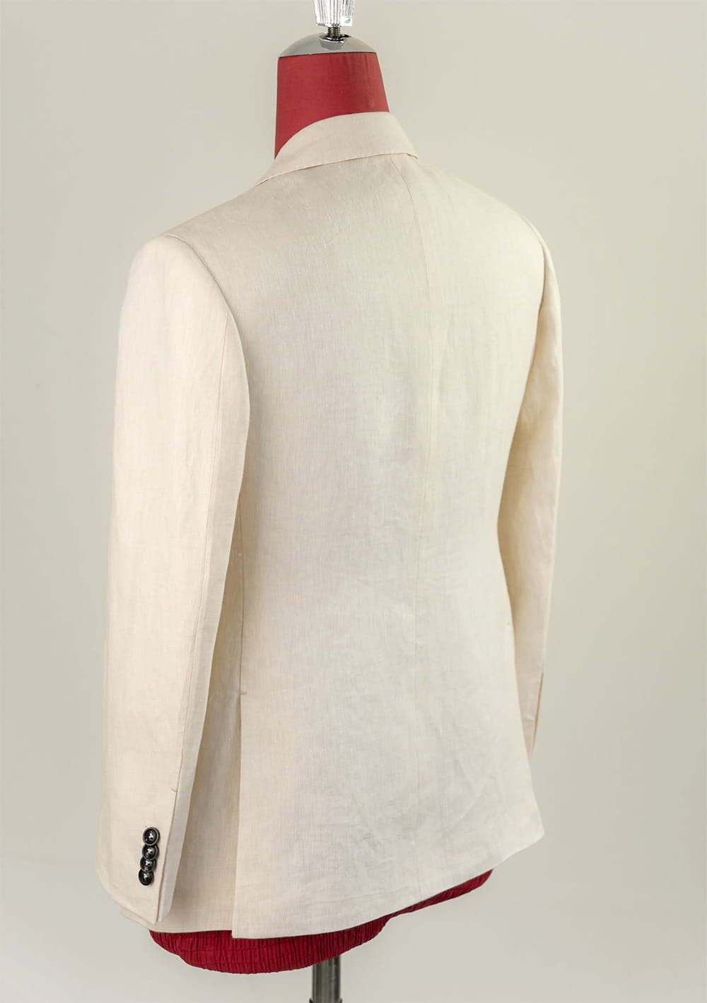Mẫu Vest cưới màu kem ngà từ Linen Val Biella tại SIR Tailor
