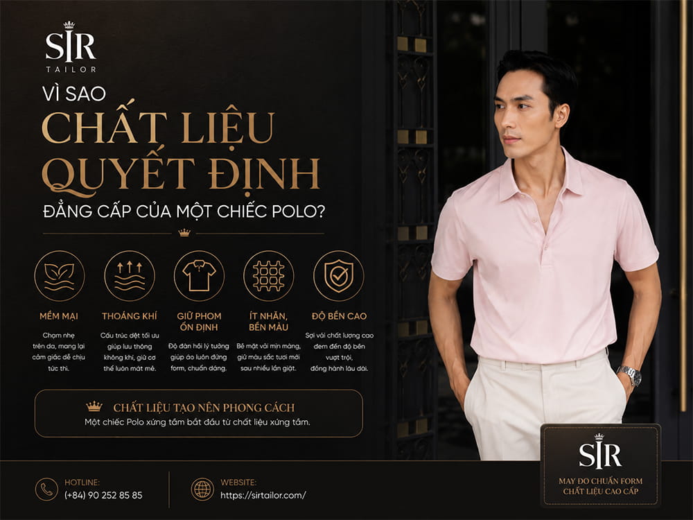 Vì sao chất liệu quyết định đẳng cấp của một chiếc Polo