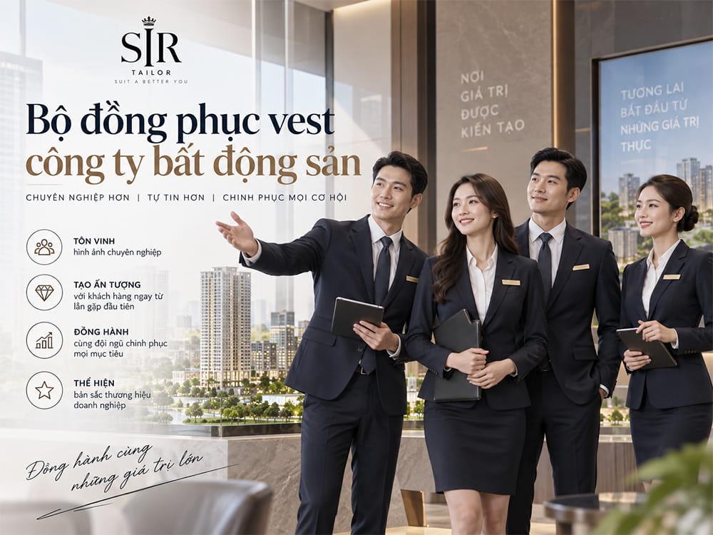 Đồng phục vest công ty bất động sản