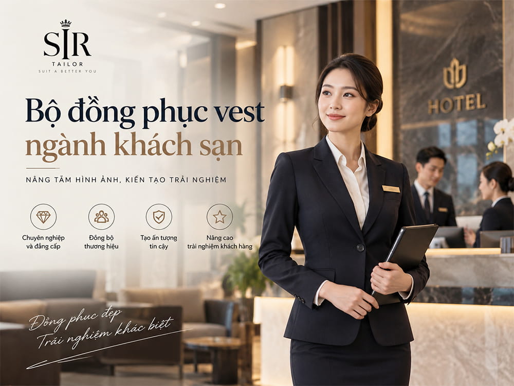 Đồng phục vest ngành khách sạn