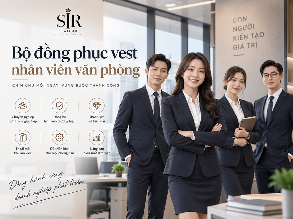 Đồng phục vest nhân viên văn phòng