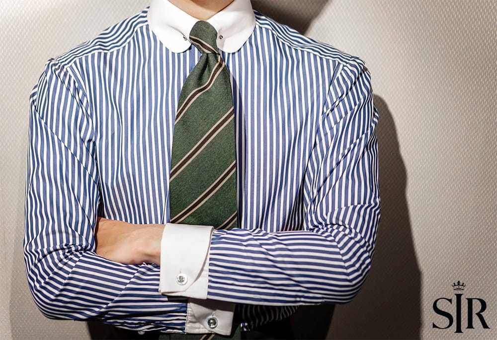 May áo sơ mi vải Albini theo yêu cầu tại SIR Tailor