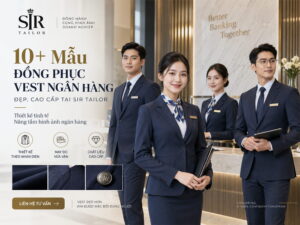 Top 10 mẫu đồng phục vest ngân hàng