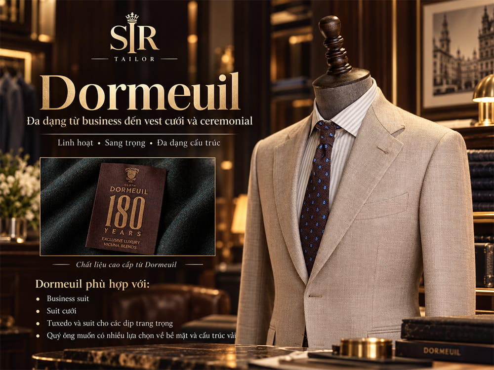 Vải Wool của thương hiệu Dormeuil