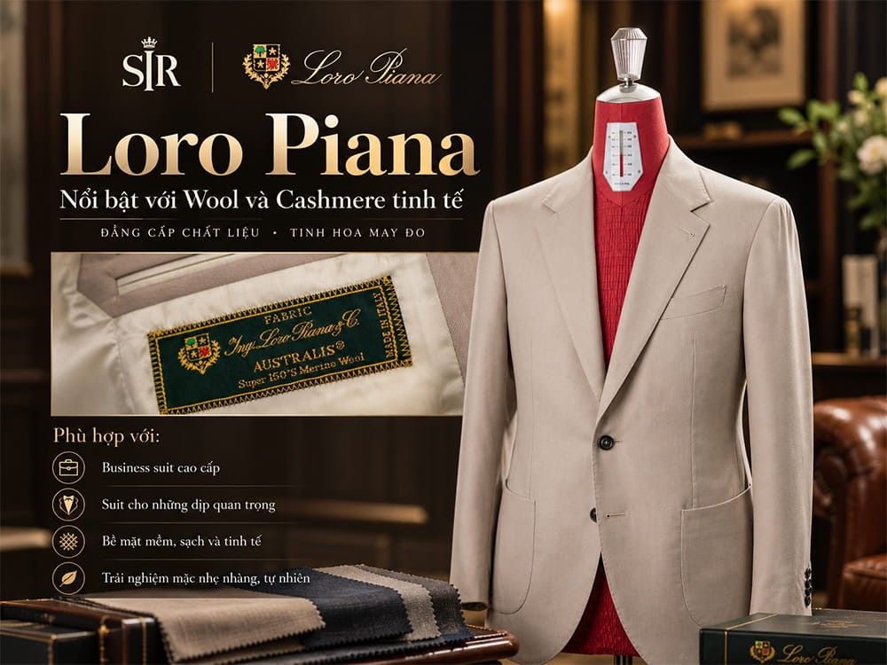 Vải Wool của thương hiệu Loro Piana