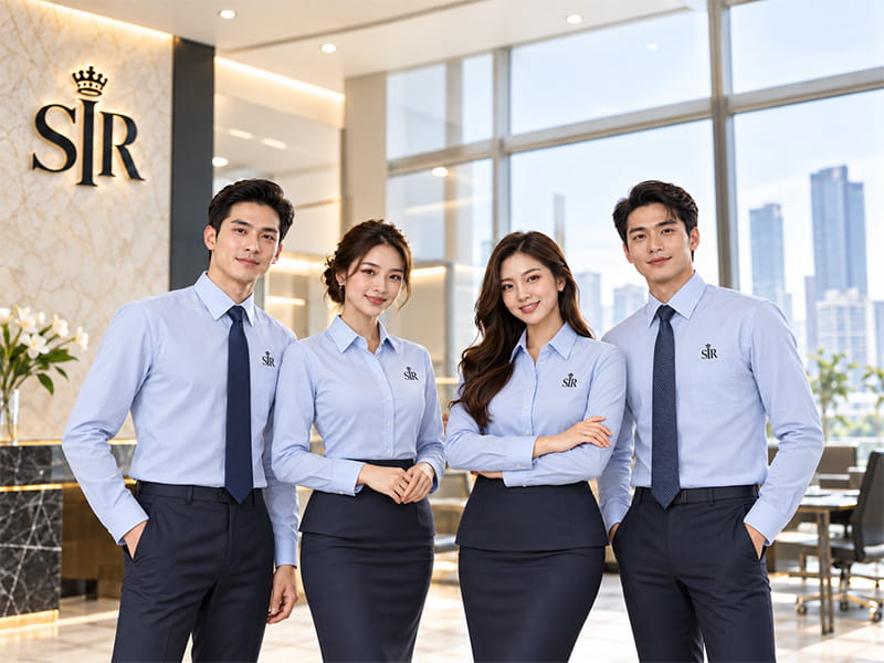 May đồng phục áo sơ mi