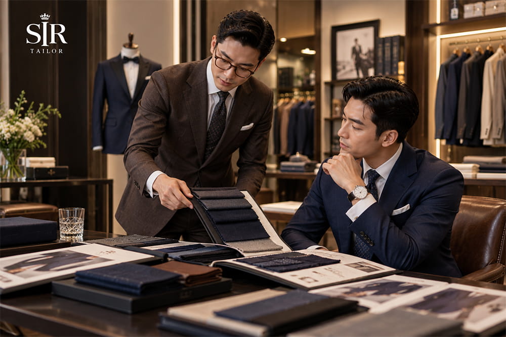 SIR Tailor tư vấn trang phục đi đám cưới cho nam
